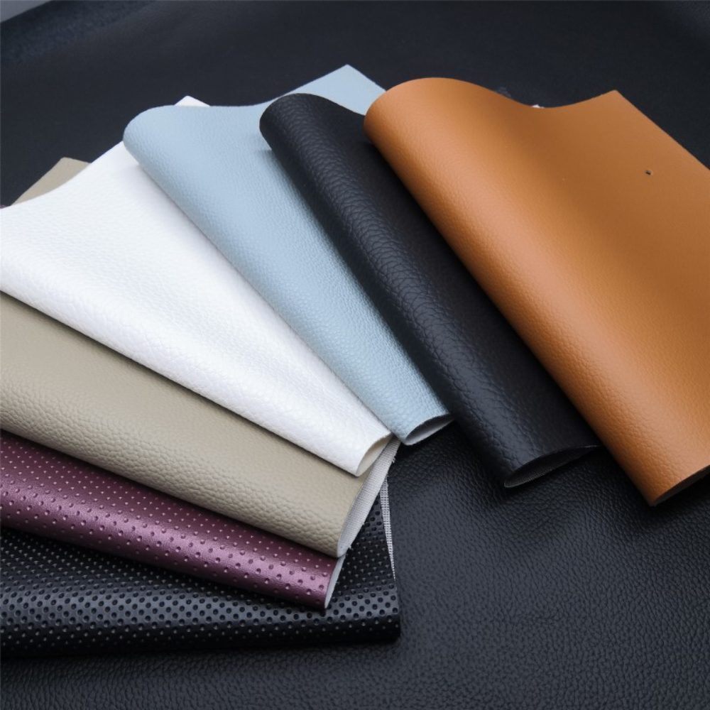 pvc faux leather material