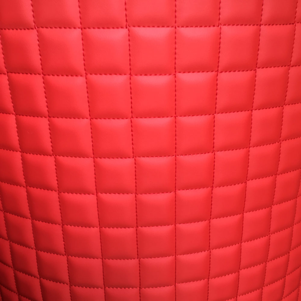 quilted faux leather fabric