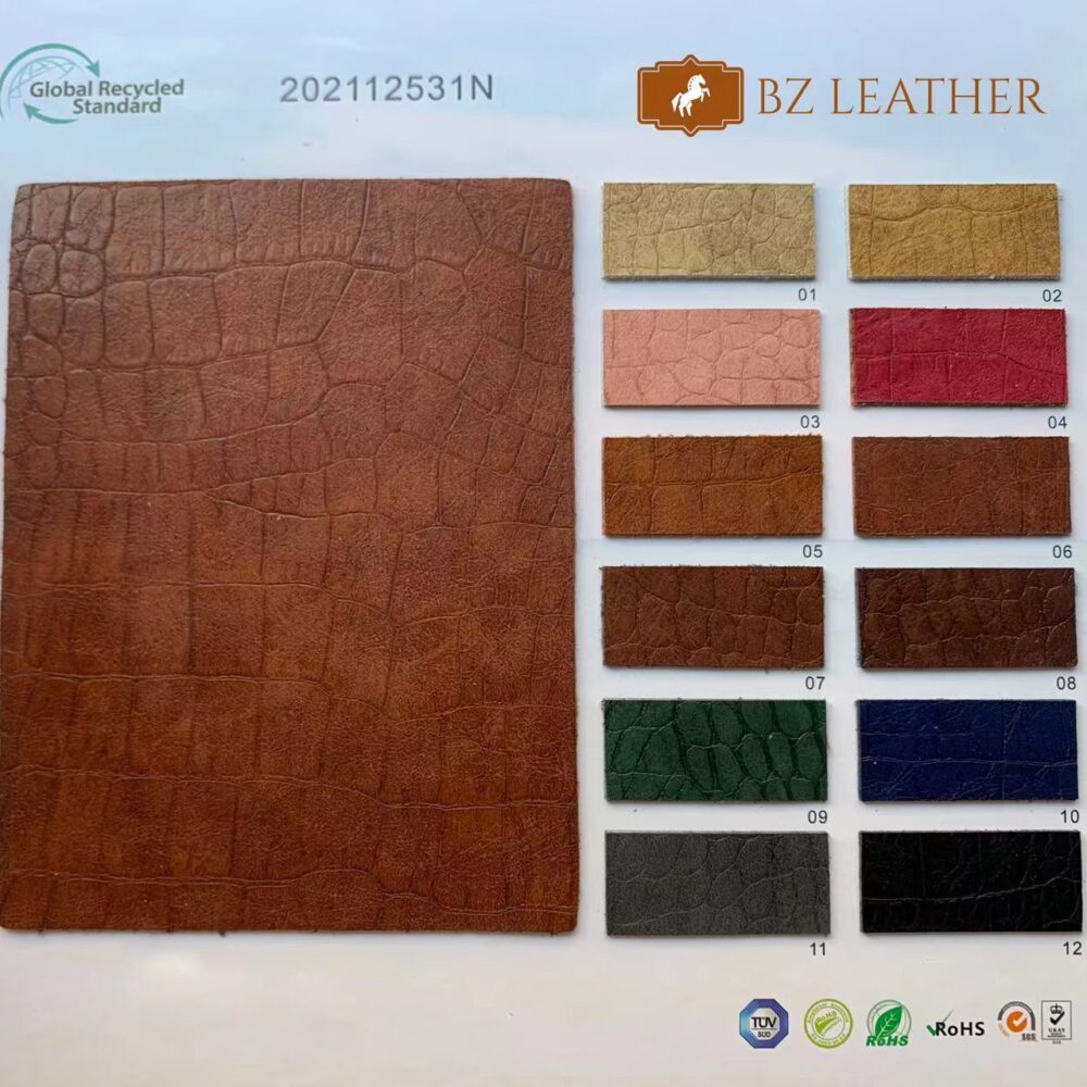 recycled genuine leather